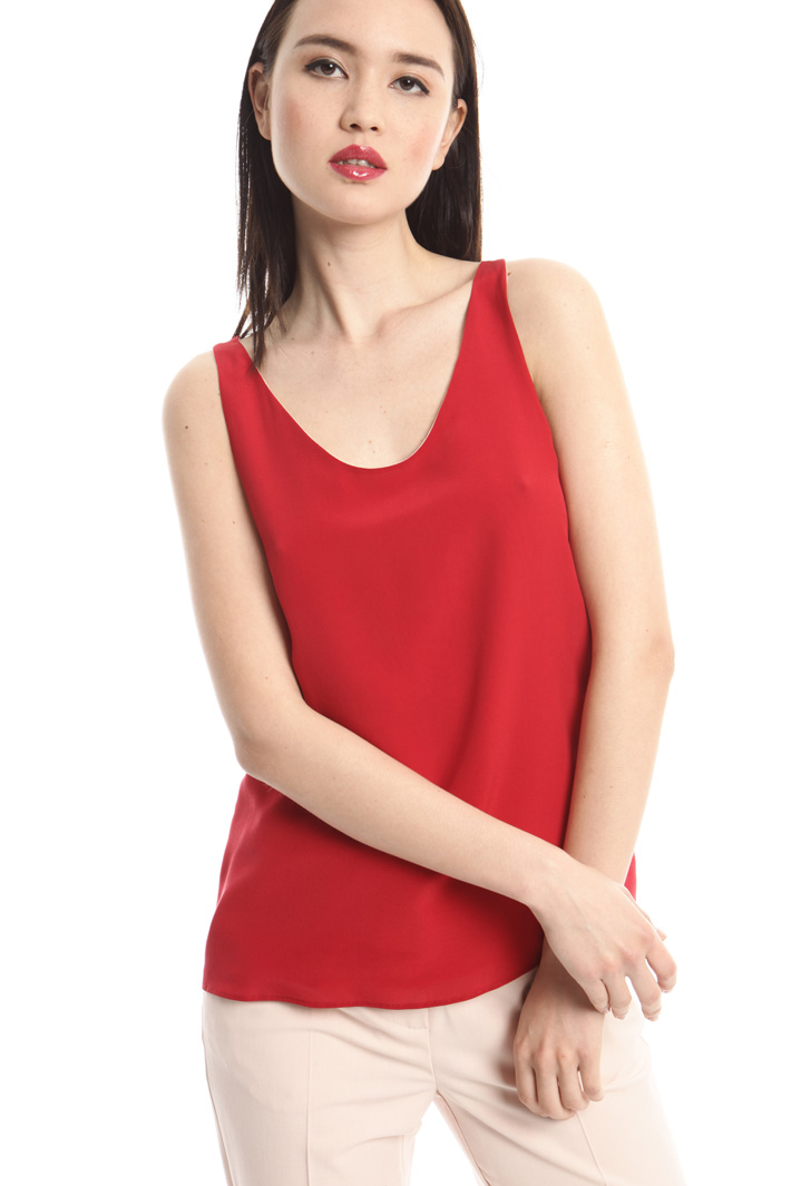 Top in crepe doppio Fashion Market Top in crepe doppio Fashion Market