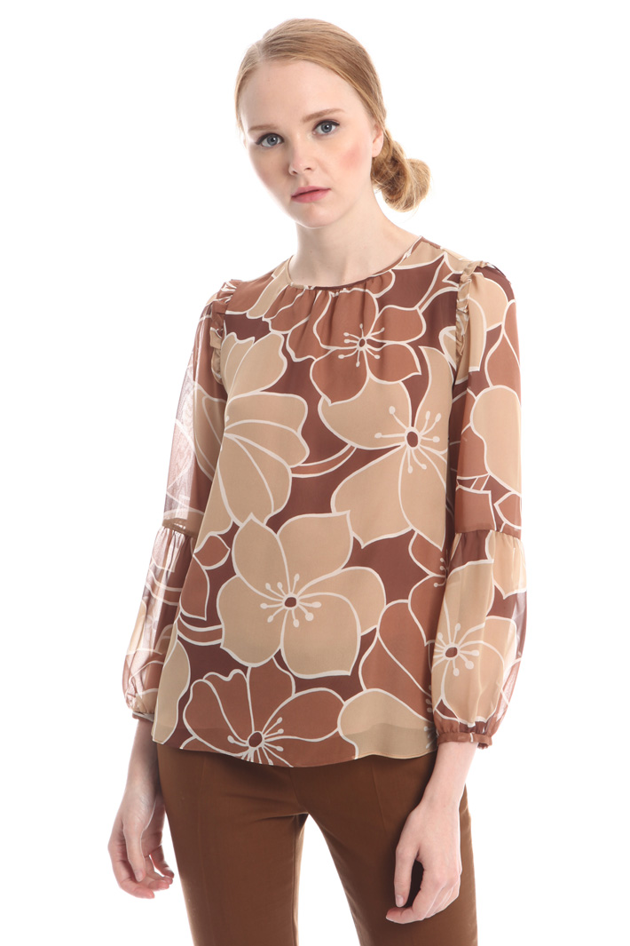 Casacca a macrofiori Fashion Market Casacca a macrofiori Fashion Market