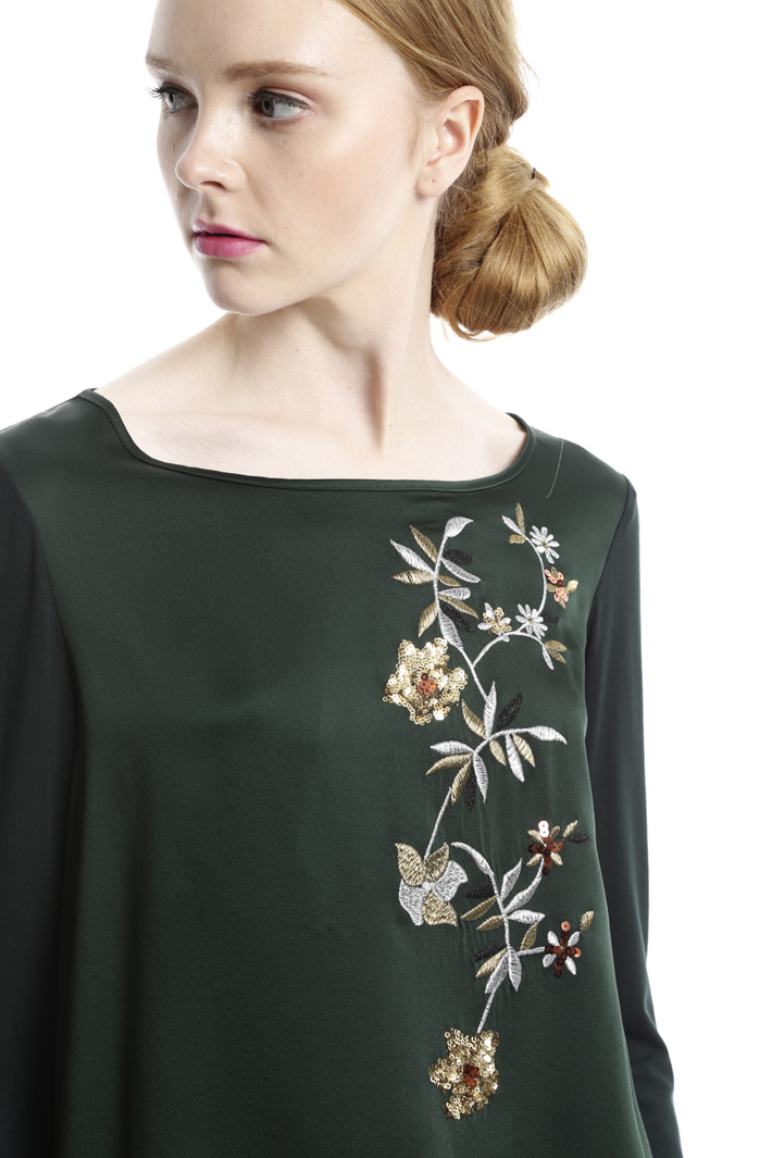 Casacca in enver satin Fashion Market Casacca in enver satin Fashion Market
