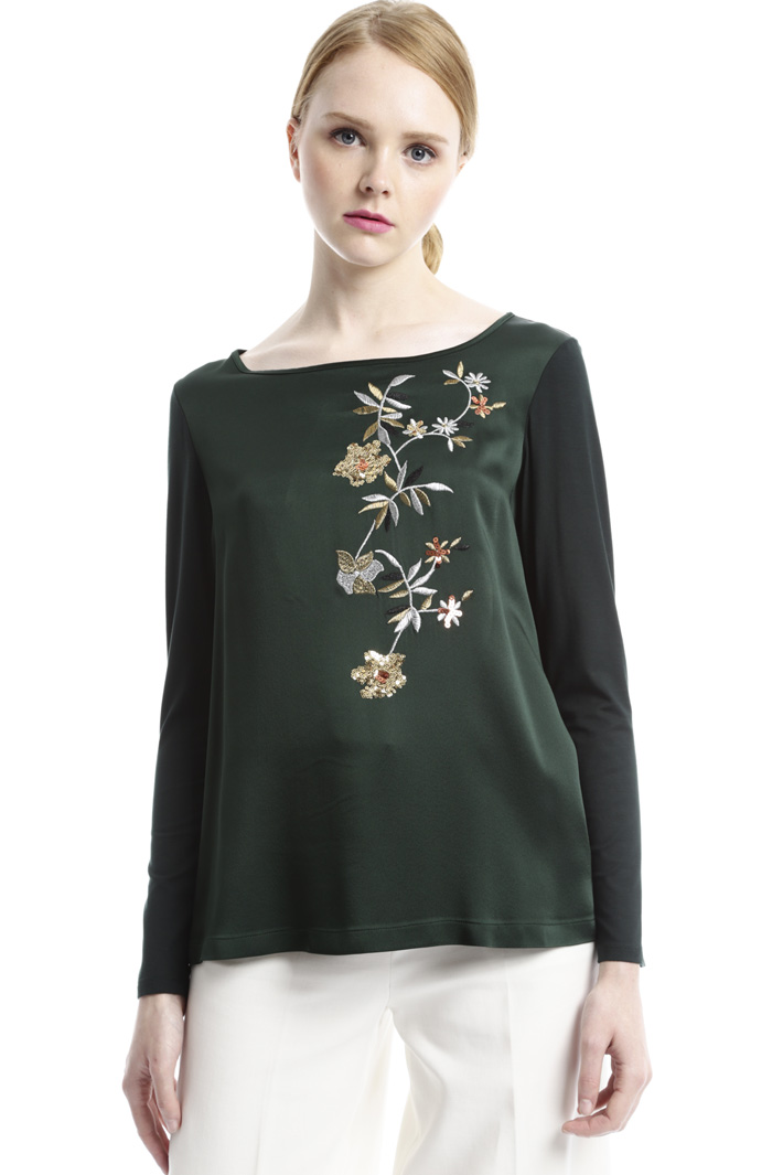 Casacca in enver satin Fashion Market Casacca in enver satin Fashion Market