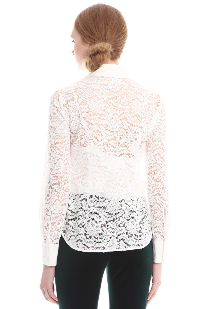 Camicia in pizzo con top Fashion Market Camicia in pizzo con top Fashion Market