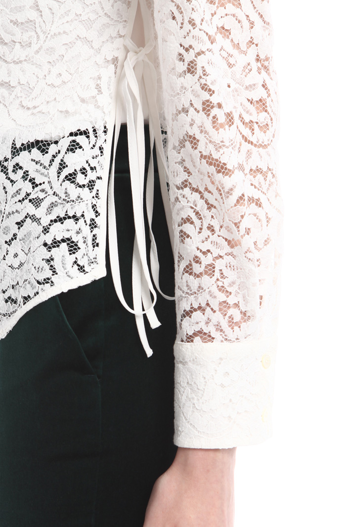 Camicia in pizzo con top Fashion Market Camicia in pizzo con top Fashion Market