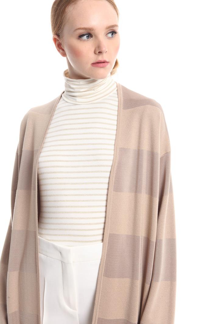 Cardigan a righe in viscosa Fashion Market Cardigan a righe in viscosa Fashion Market