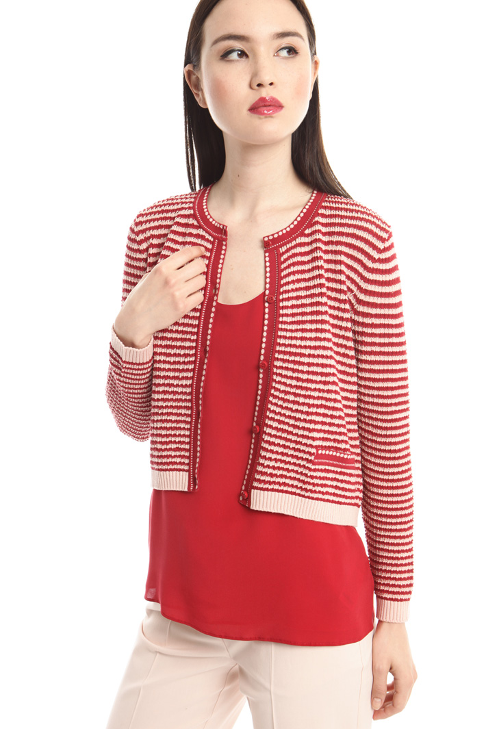 Cardigan girocollo in viscosa Fashion Market Cardigan girocollo in viscosa Fashion Market