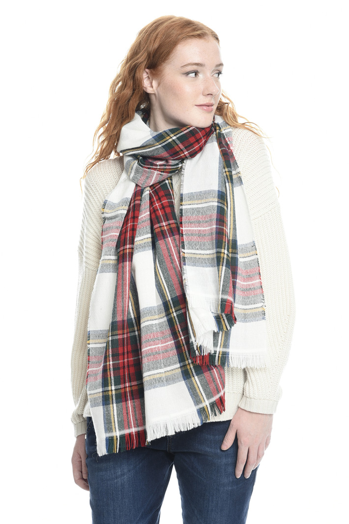Sciarpa scozzese in misto lana Fashion Market Sciarpa scozzese in misto lana Fashion Market