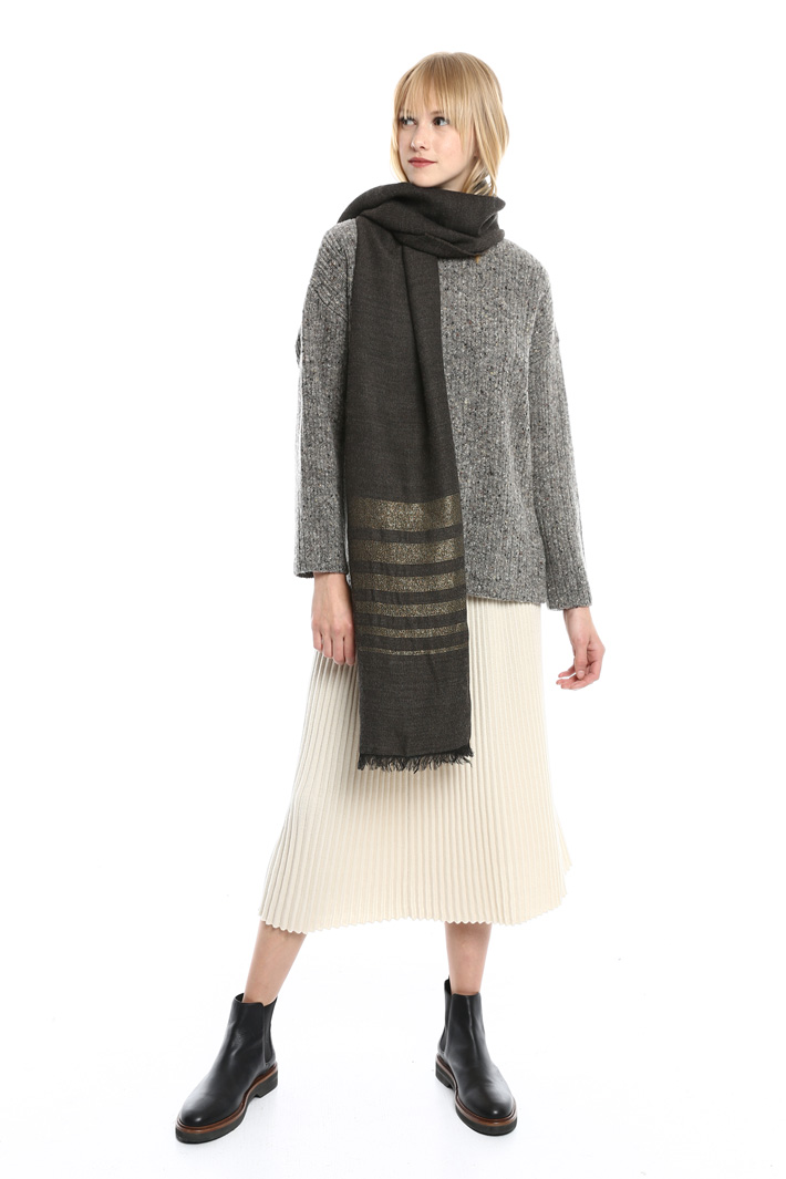 Sciarpa con righe lurex Fashion Market Sciarpa con righe lurex Fashion Market