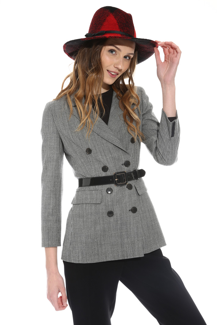 Fedora disegno check Fashion Market Fedora disegno check Fashion Market
