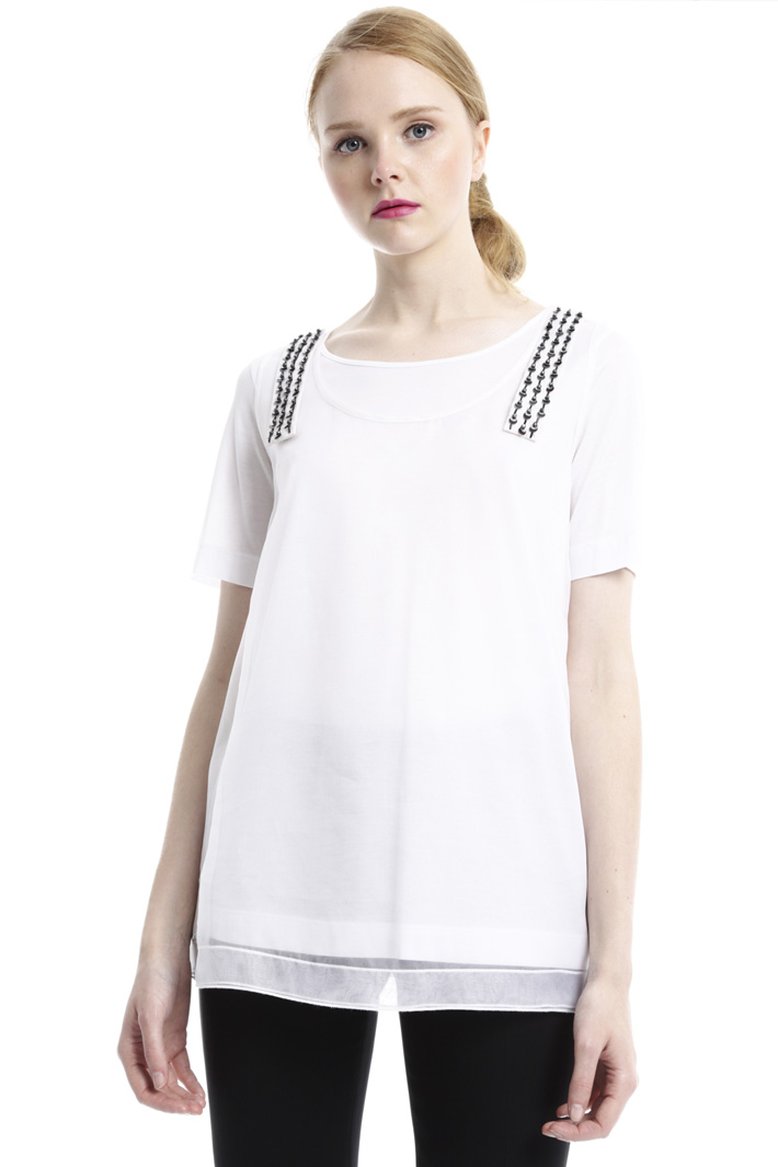 T-shirt in jersey e top Fashion Market T-shirt in jersey e top Fashion Market