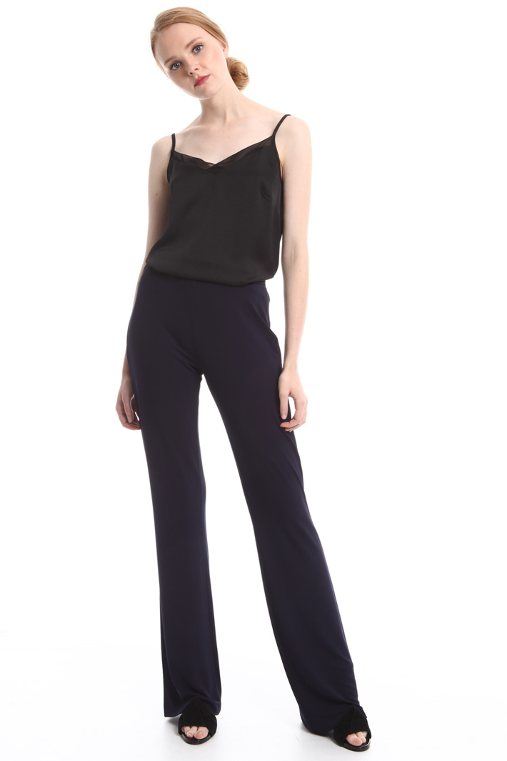Pantaloni fluidi con zip Fashion Market Pantaloni fluidi con zip Fashion Market