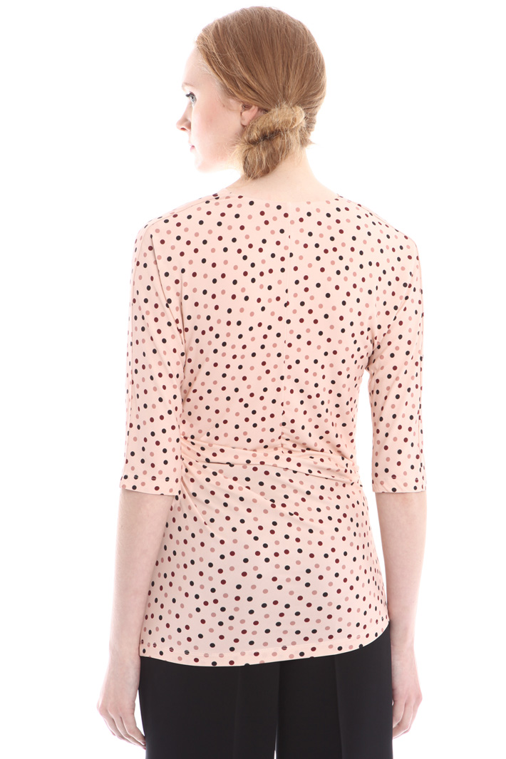 Top in jersey a pois Fashion Market Top in jersey a pois Fashion Market
