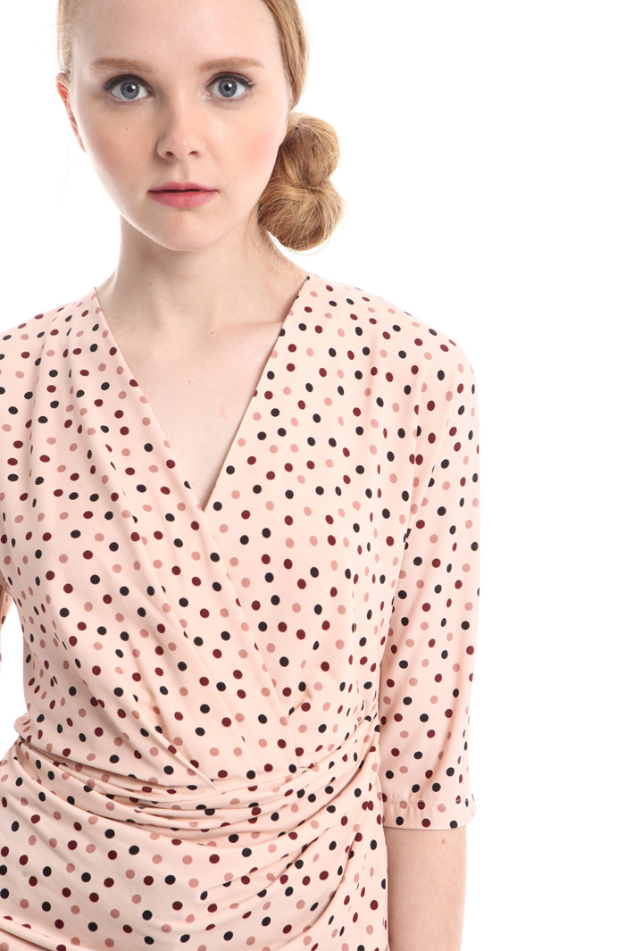 Top in jersey a pois Fashion Market Top in jersey a pois Fashion Market