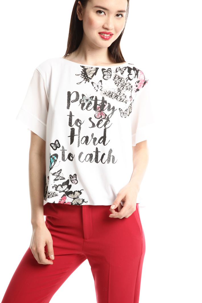 T-shirt con fondo svasato Fashion Market T-shirt con fondo svasato Fashion Market