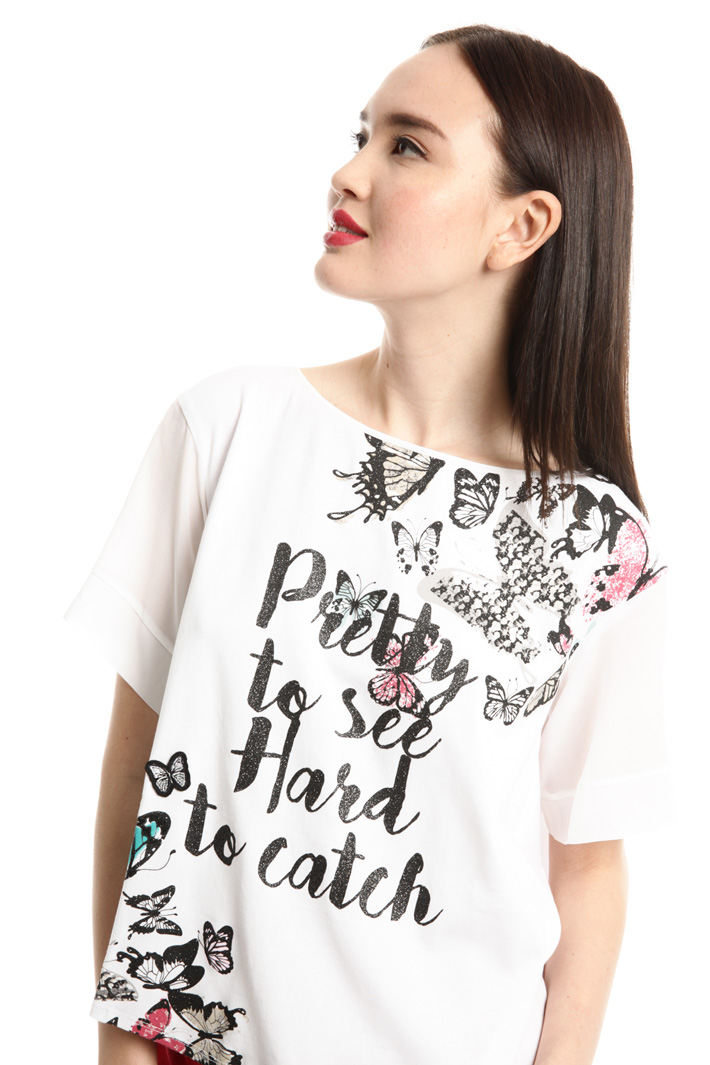 T-shirt con fondo svasato Fashion Market T-shirt con fondo svasato Fashion Market