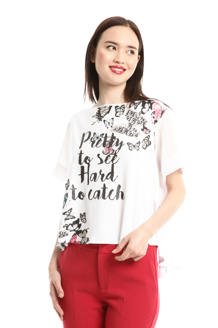 T-shirt con fondo svasato Fashion Market T-shirt con fondo svasato Fashion Market