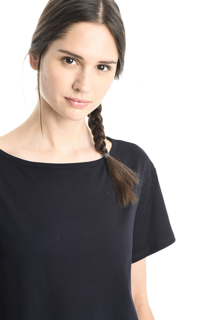 Top boxy in jersey interlock Fashion Market Top boxy in jersey interlock Fashion Market