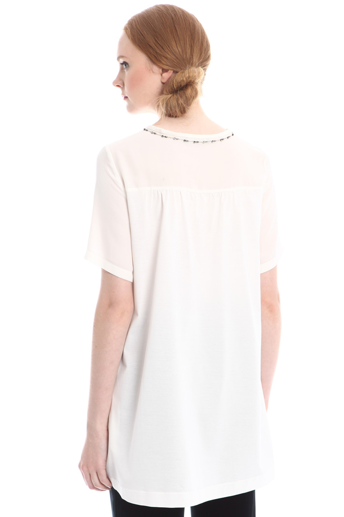 Tunica over in cotone e seta Fashion Market Tunica over in cotone e seta Fashion Market