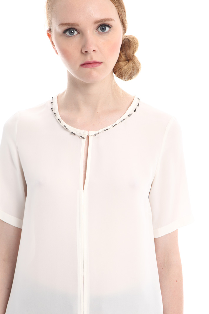 Tunica over in cotone e seta Fashion Market Tunica over in cotone e seta Fashion Market