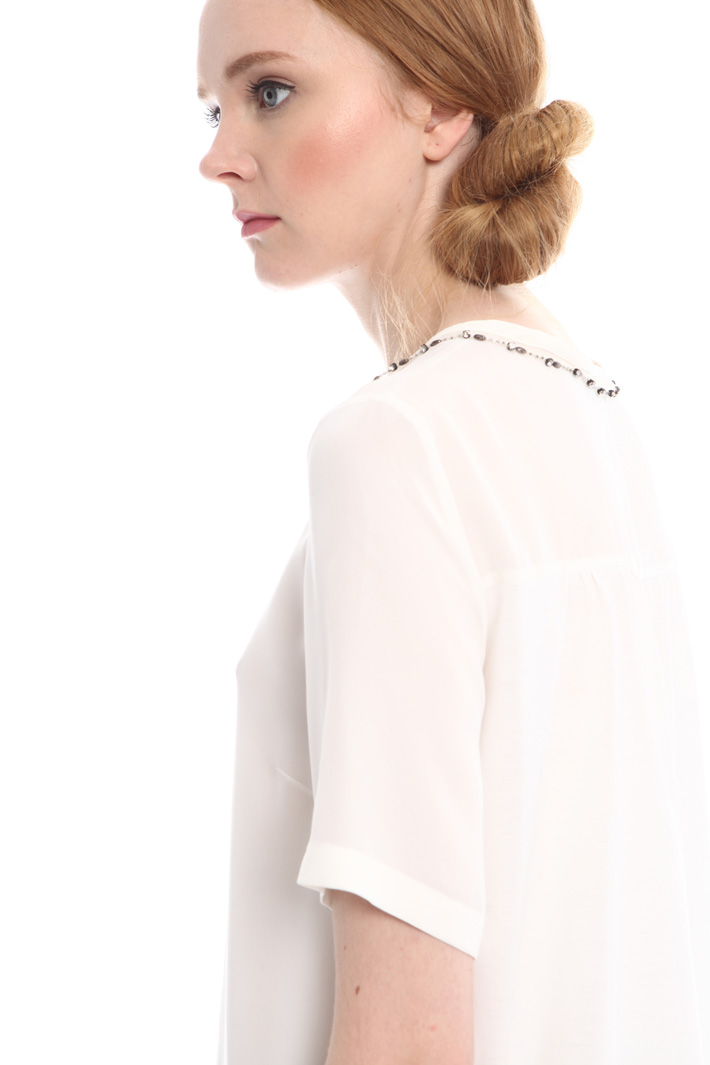 Tunica over in cotone e seta Fashion Market Tunica over in cotone e seta Fashion Market