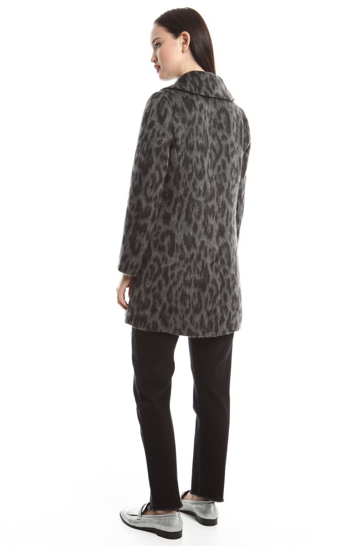 Cappotto a motivo animalier Fashion Market Cappotto a motivo animalier Fashion Market