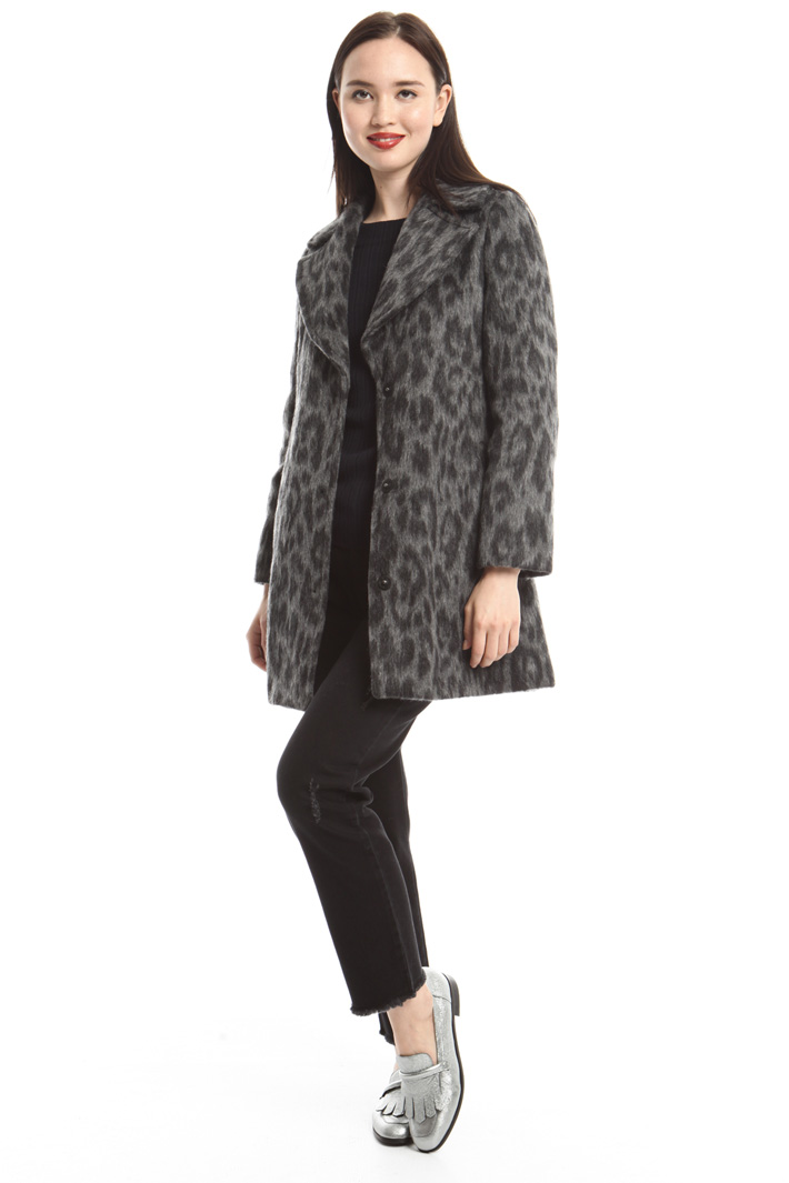 Cappotto a motivo animalier Fashion Market Cappotto a motivo animalier Fashion Market