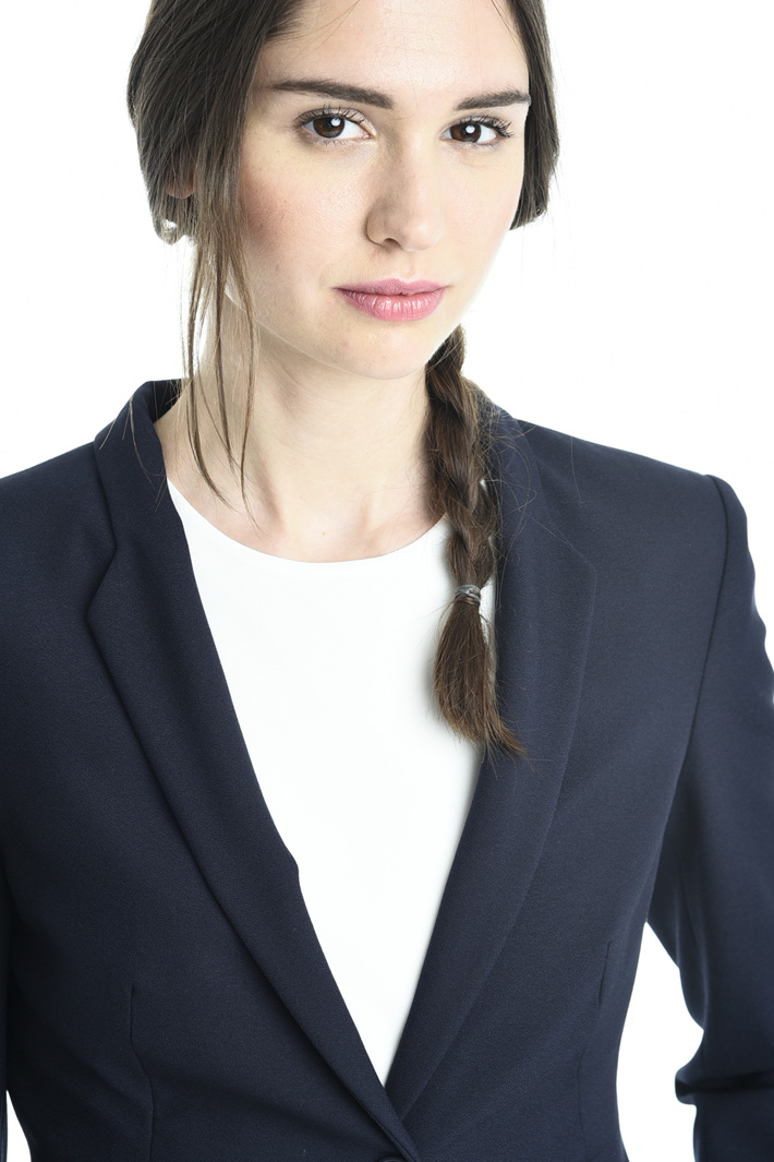 Blazer semiaderente in crepe Fashion Market Blazer semiaderente in crepe Fashion Market
