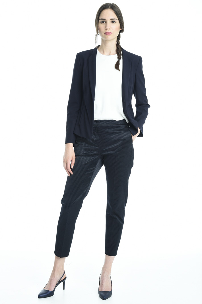 Blazer semiaderente in crepe Fashion Market Blazer semiaderente in crepe Fashion Market