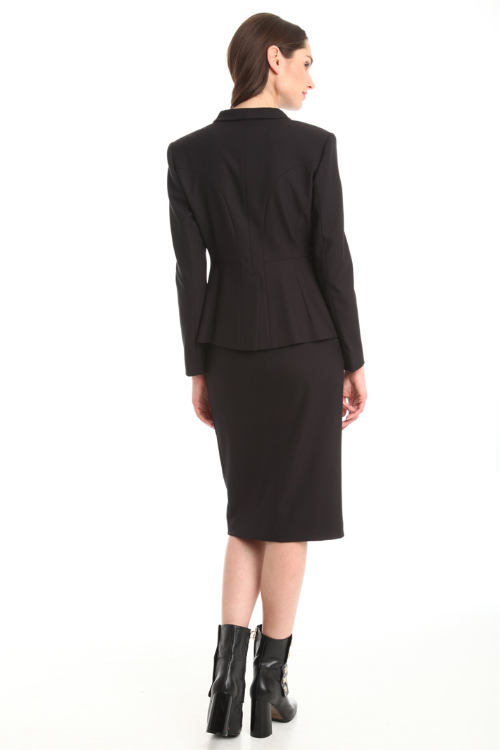 Blazer semiaderente in crepe Fashion Market Blazer semiaderente in crepe Fashion Market