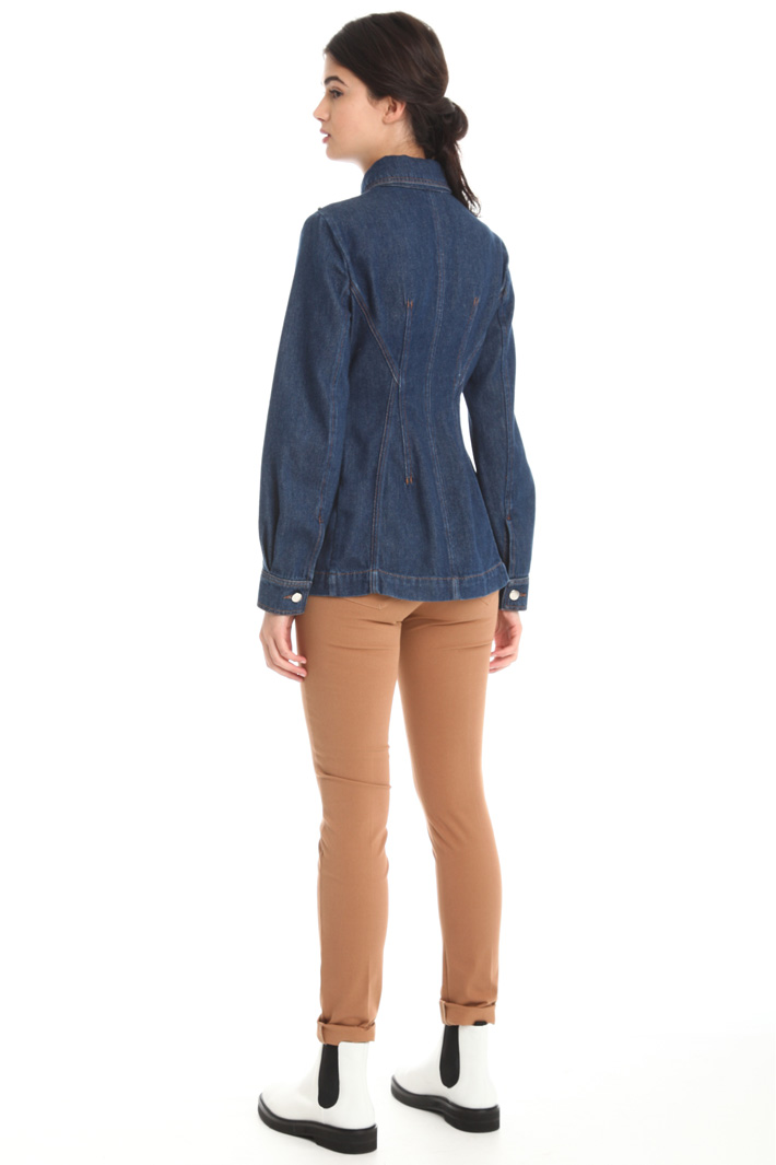 Giacca semiaderente in denim Fashion Market Giacca semiaderente in denim Fashion Market