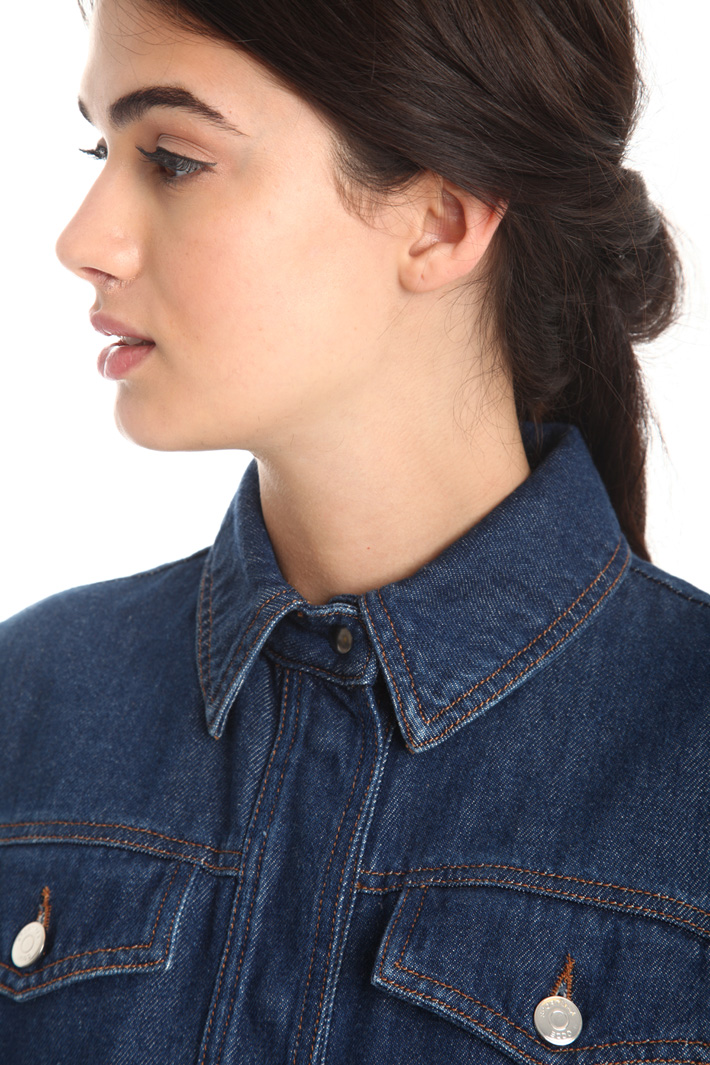 Giacca semiaderente in denim Fashion Market Giacca semiaderente in denim Fashion Market