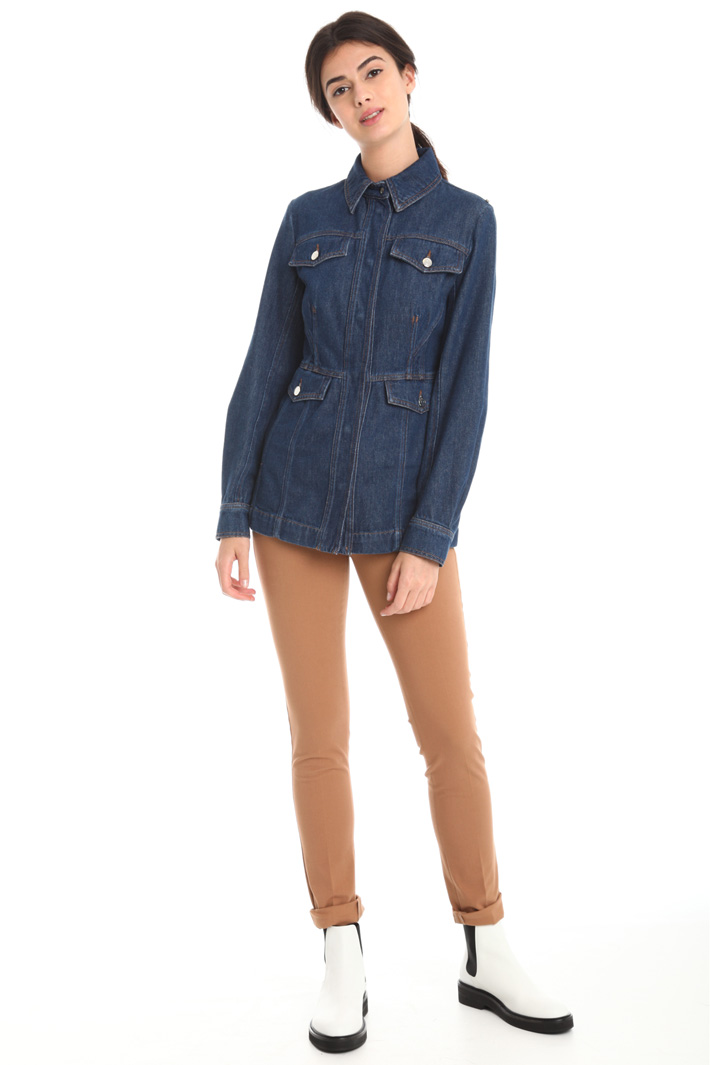 Giacca semiaderente in denim Fashion Market Giacca semiaderente in denim Fashion Market