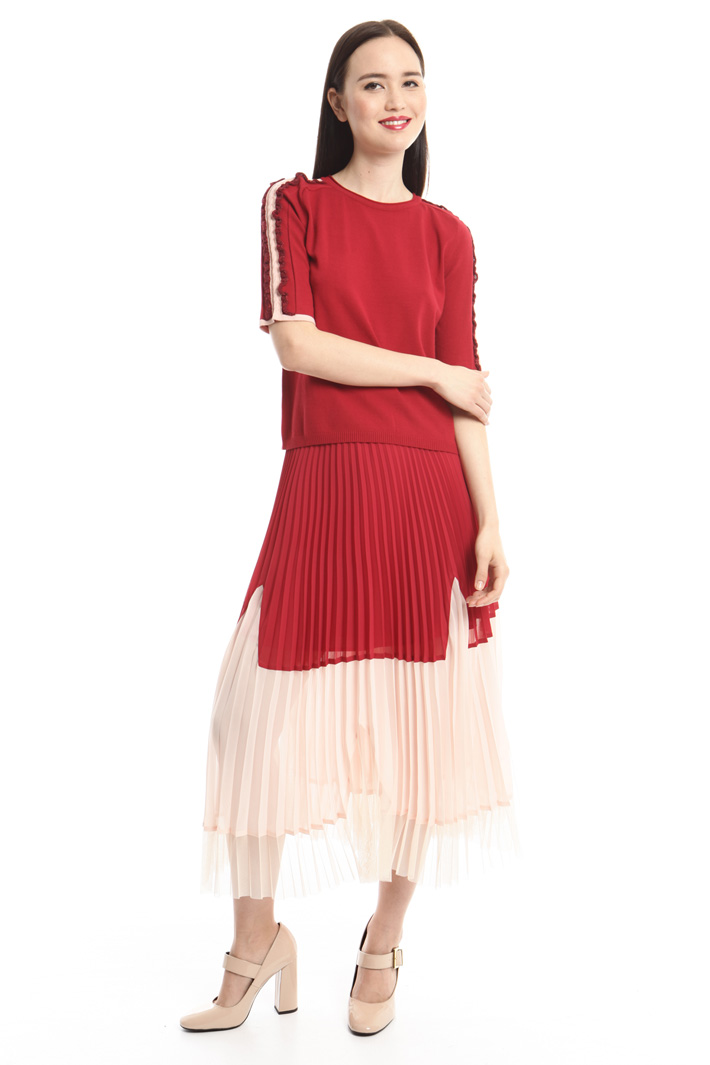 Gonna in georgette e tulle Fashion Market Gonna in georgette e tulle Fashion Market