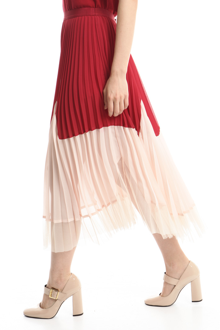 Gonna in georgette e tulle Fashion Market Gonna in georgette e tulle Fashion Market
