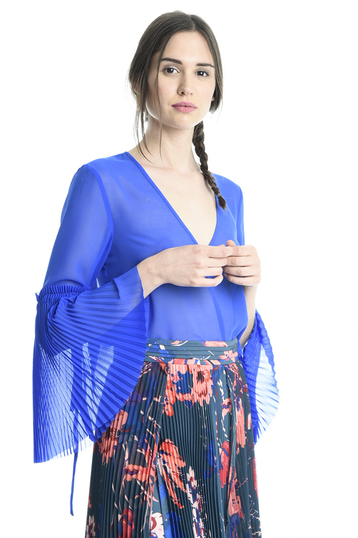 Blusa con mancihe plissé Fashion Market Blusa con mancihe plissé Fashion Market