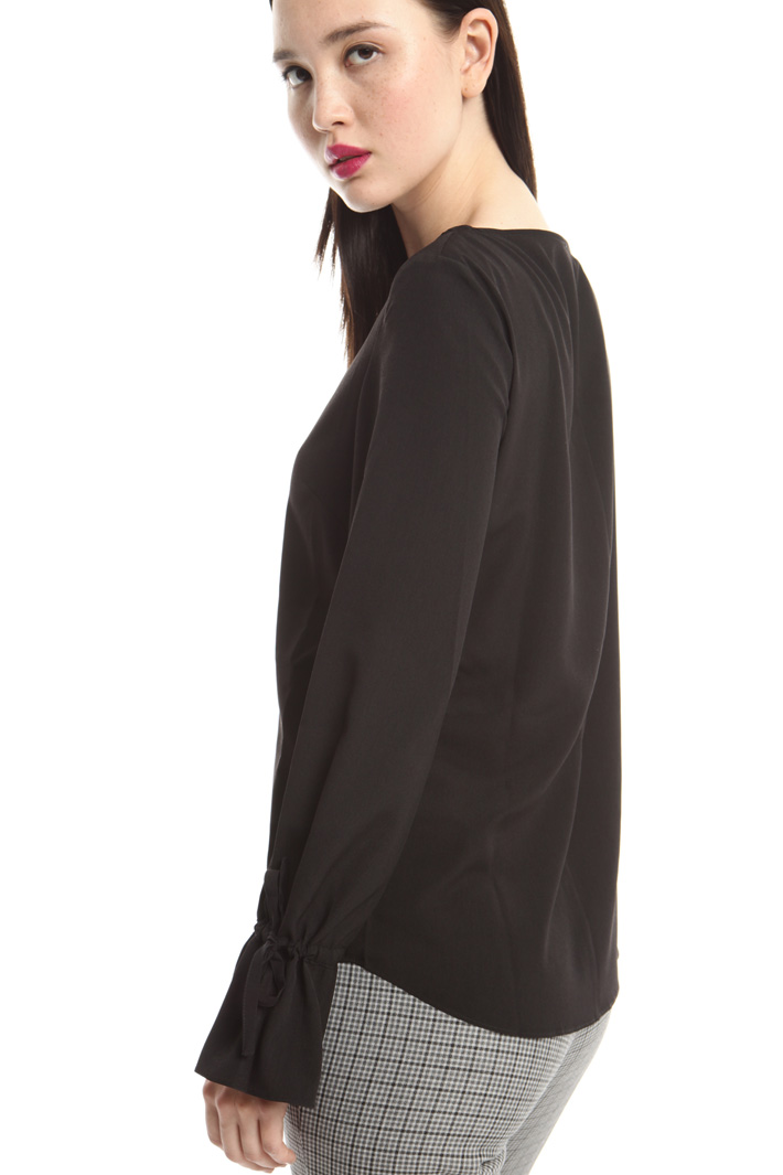 Blusa in tessuto crepe Fashion Market Blusa in tessuto crepe Fashion Market