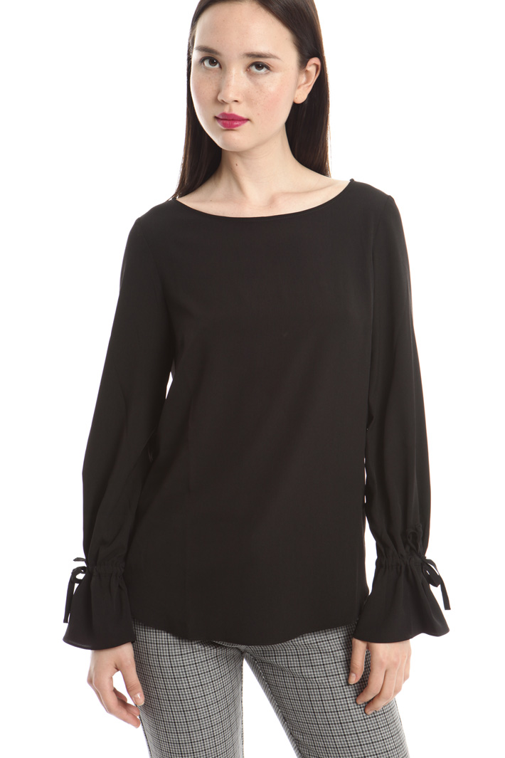Blusa in tessuto crepe Fashion Market Blusa in tessuto crepe Fashion Market