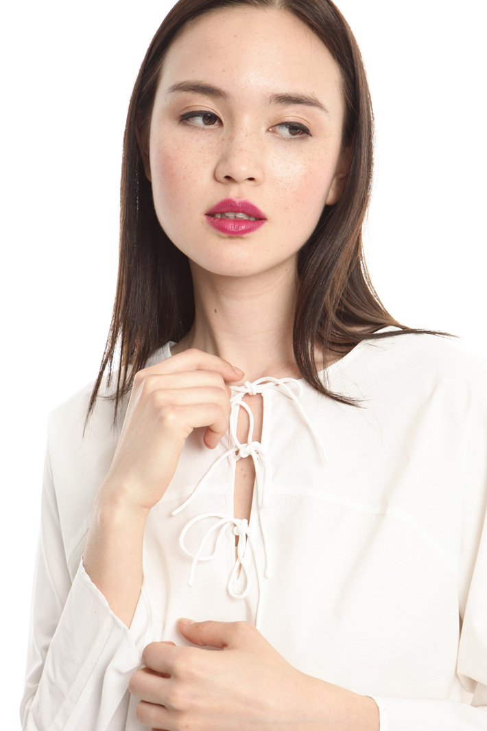 Casacca in popeline e crepe Fashion Market Casacca in popeline e crepe Fashion Market