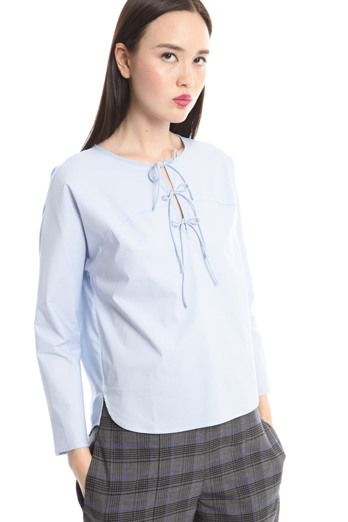 Casacca in popeline e crepe Fashion Market Casacca in popeline e crepe Fashion Market