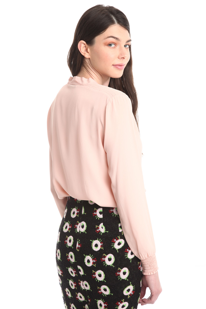 Blusa in crespo di seta Fashion Market Blusa in crespo di seta Fashion Market