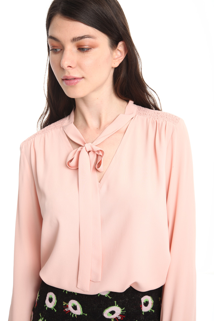 Blusa in crespo di seta Fashion Market Blusa in crespo di seta Fashion Market