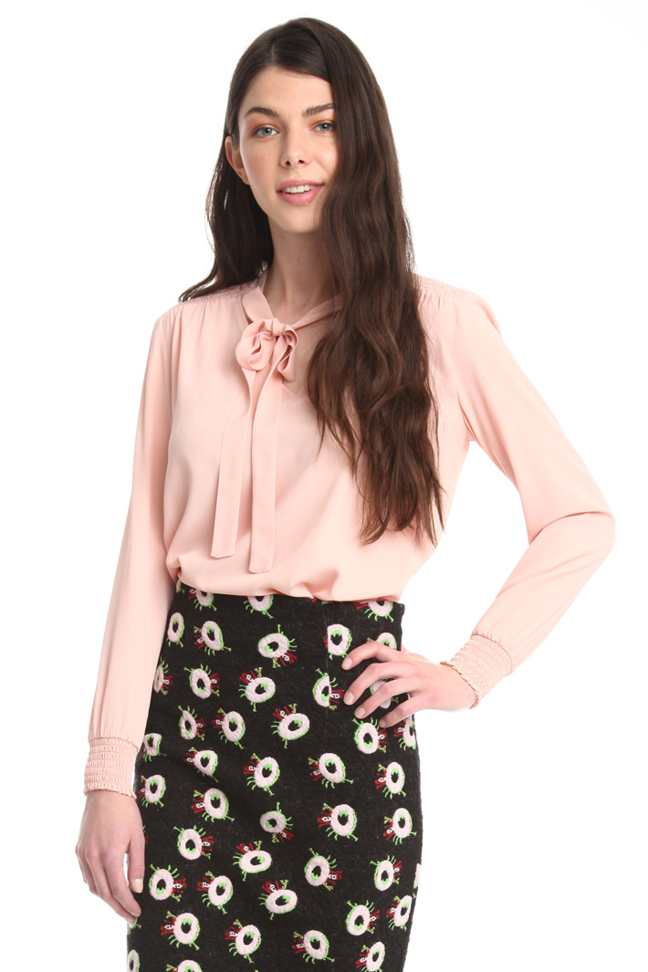 Blusa in crespo di seta Fashion Market Blusa in crespo di seta Fashion Market