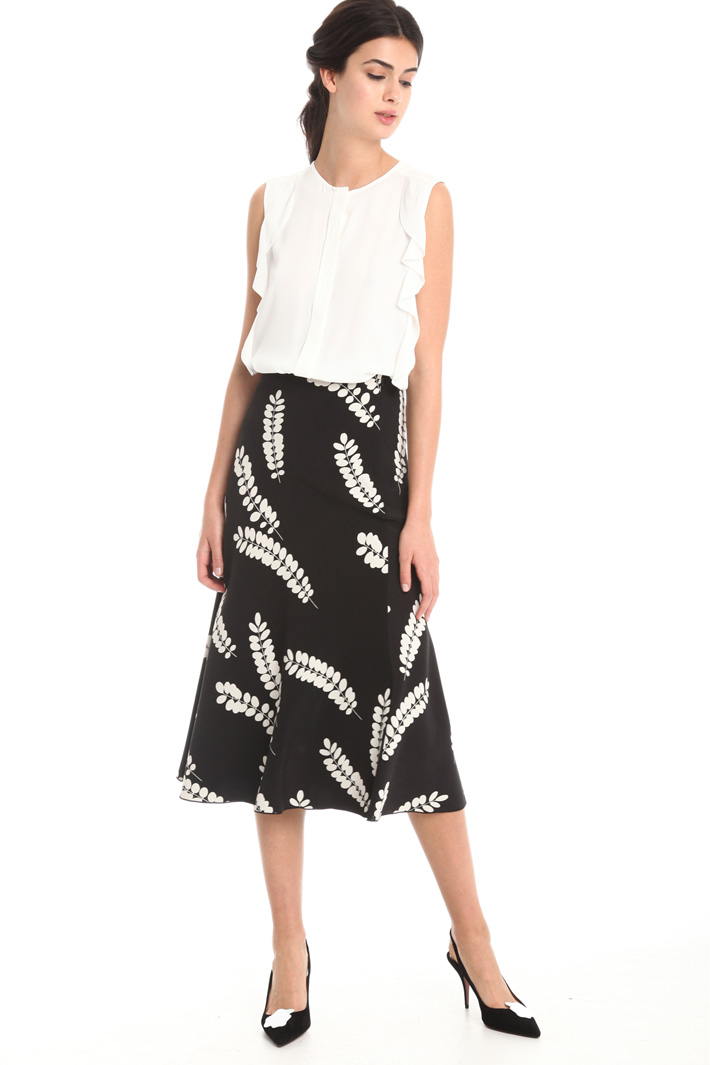 Top smanicato con ruches Fashion Market Top smanicato con ruches Fashion Market