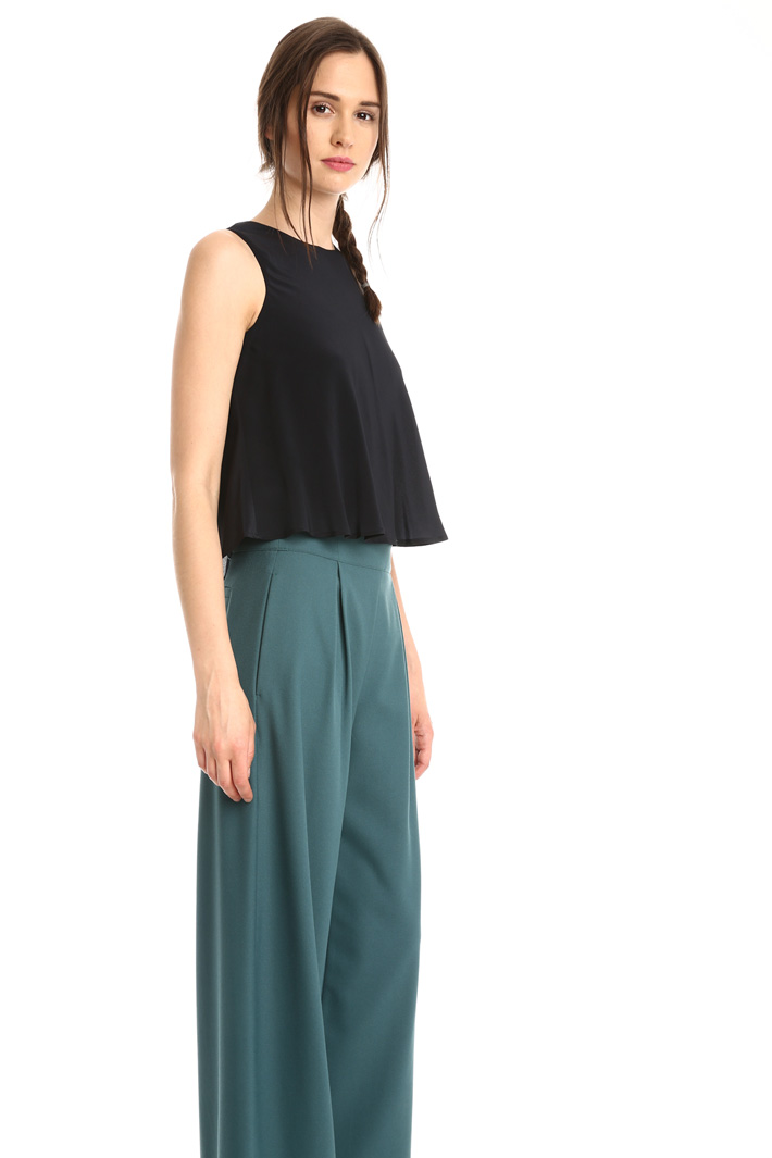 Pantalone palazzo in crepe Fashion Market Pantalone palazzo in crepe Fashion Market