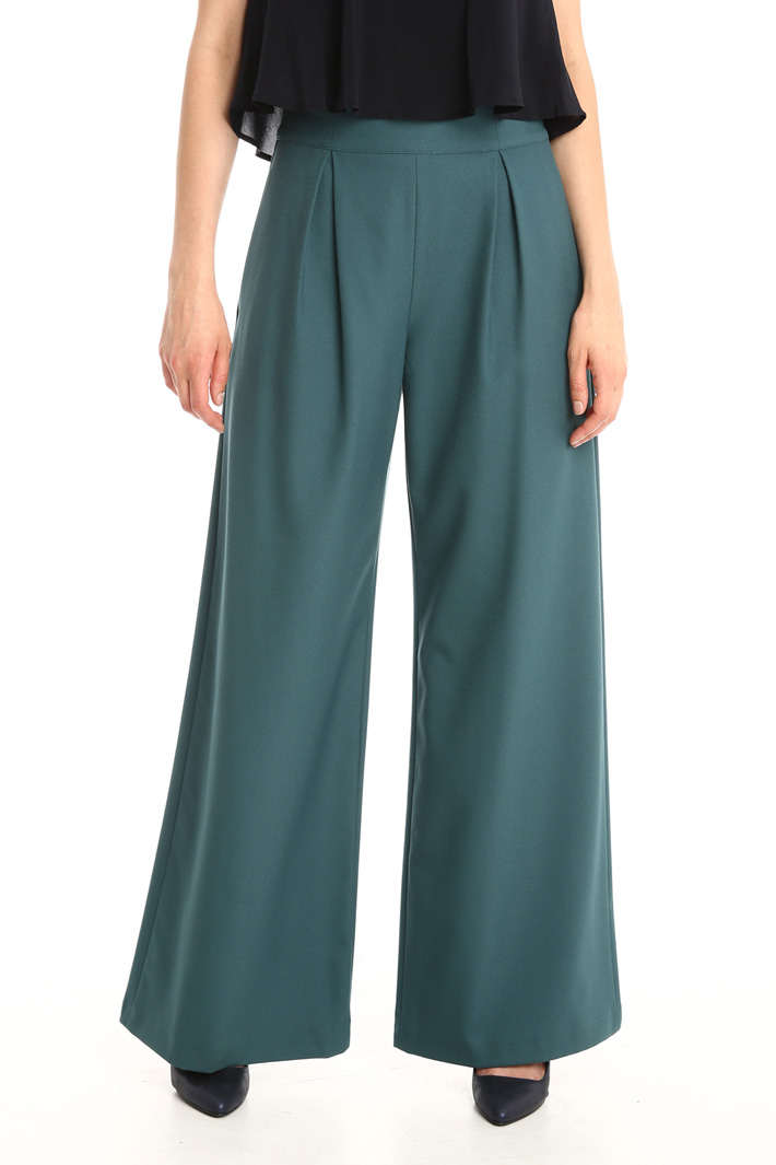 Pantalone palazzo in crepe Fashion Market Pantalone palazzo in crepe Fashion Market