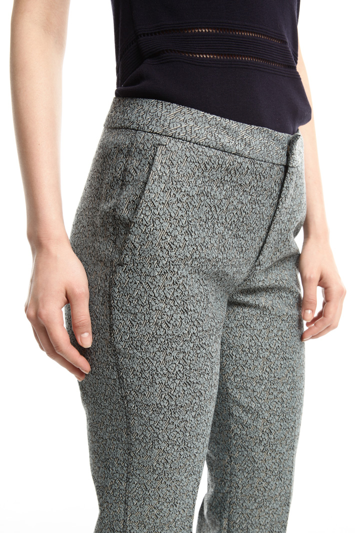 Pantalone in jacquard stretch Fashion Market Pantalone in jacquard stretch Fashion Market