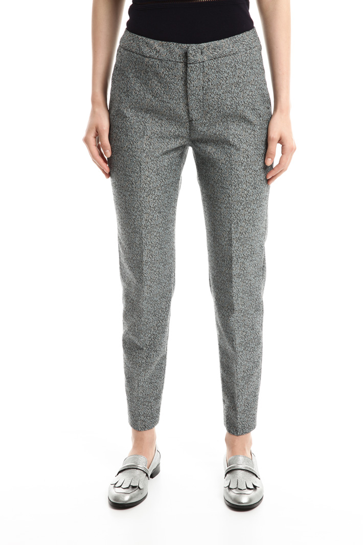 Pantalone in jacquard stretch Fashion Market Pantalone in jacquard stretch Fashion Market