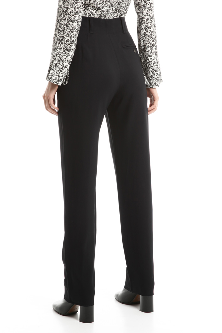 Pantaloni a vita alta in cady Fashion Market Pantaloni a vita alta in cady Fashion Market