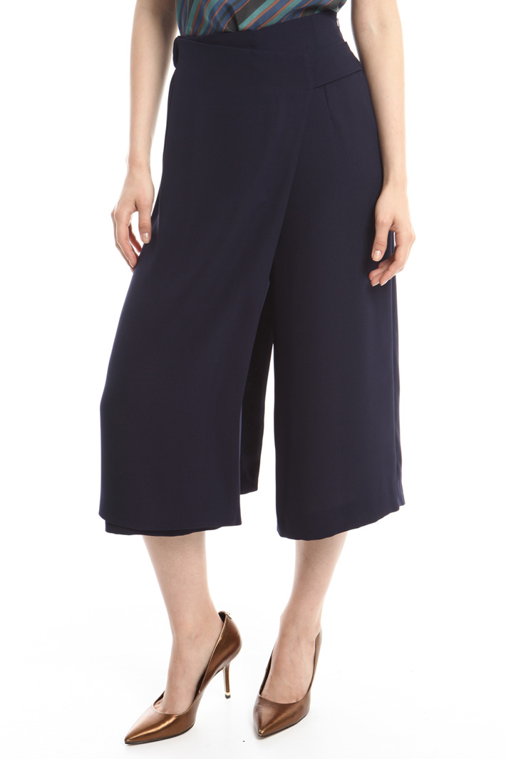 Pantalone cropped ampio Fashion Market Pantalone cropped ampio Fashion Market