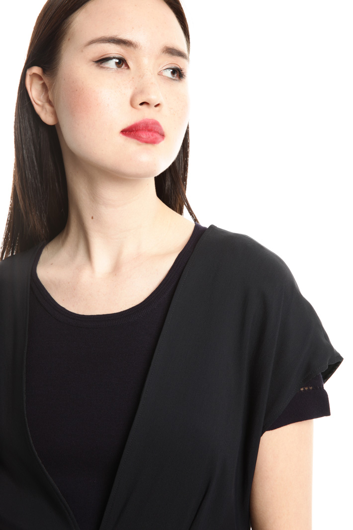Casacca ampia in cady Fashion Market Casacca ampia in cady Fashion Market
