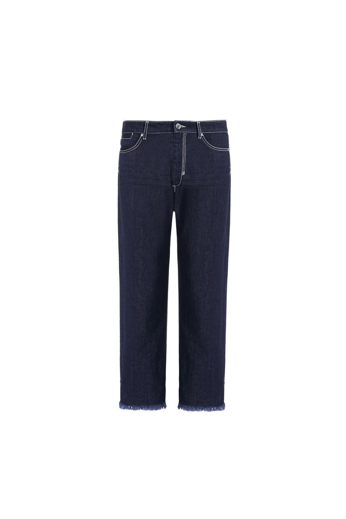 Jeans cropped in denim Fashion Market Jeans cropped in denim Fashion Market