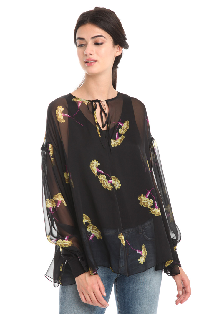 Casacca in chiffon di seta Fashion Market Casacca in chiffon di seta Fashion Market